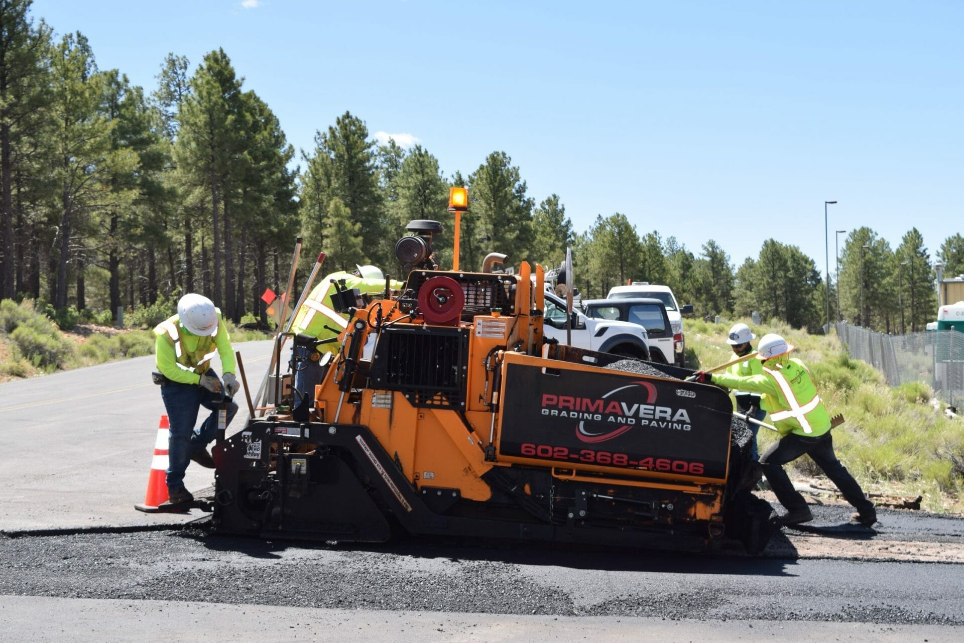 Asphalt patching in Phoenix, Arizona Primavera Grading & Paving